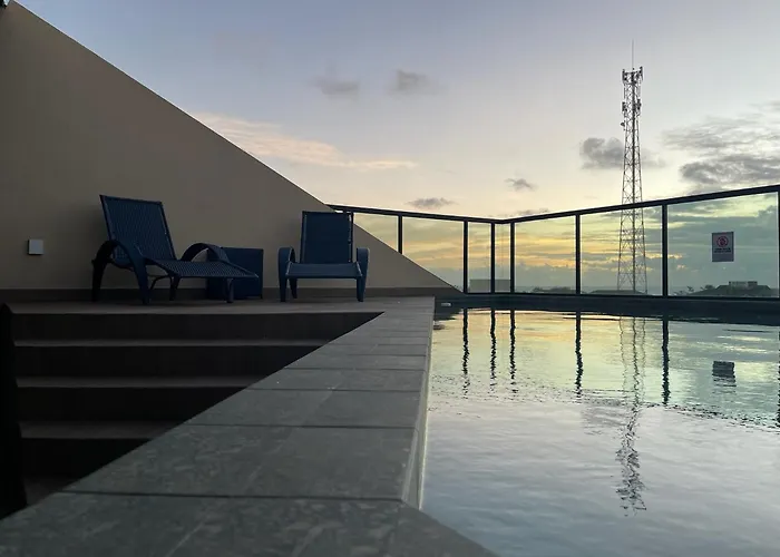 Apto Com Vista Para O Mar, Rooftop Com Piscina & Sauna Em Pôrto das Galinhas